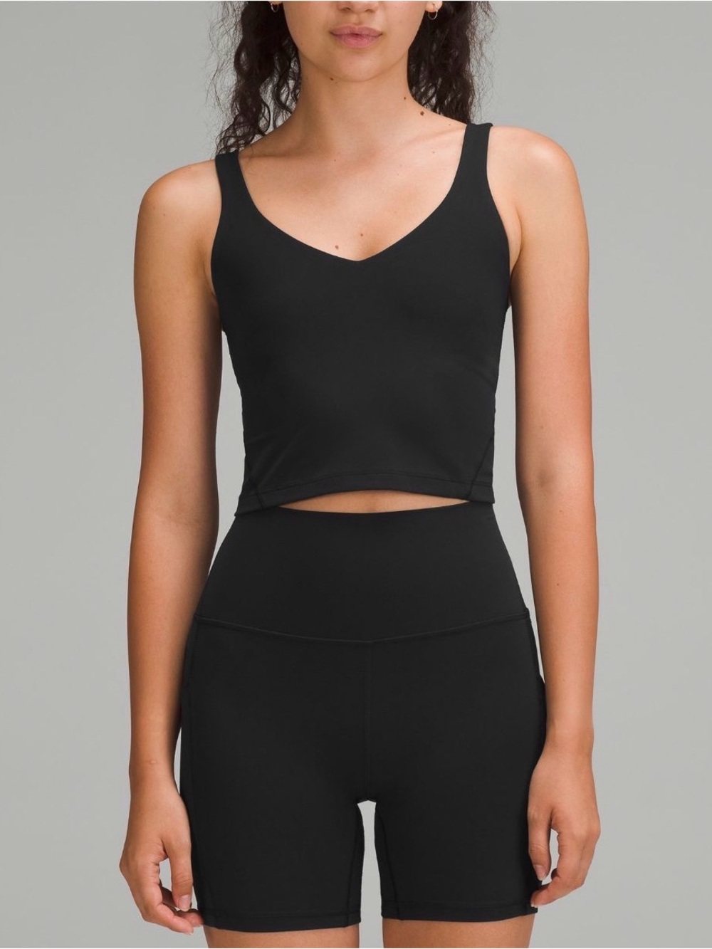 lululemon athletica Black Align Light Support Tank Top